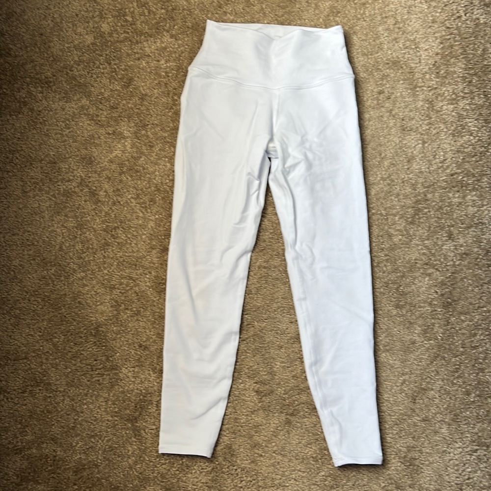ALO Yoga white leggings XS